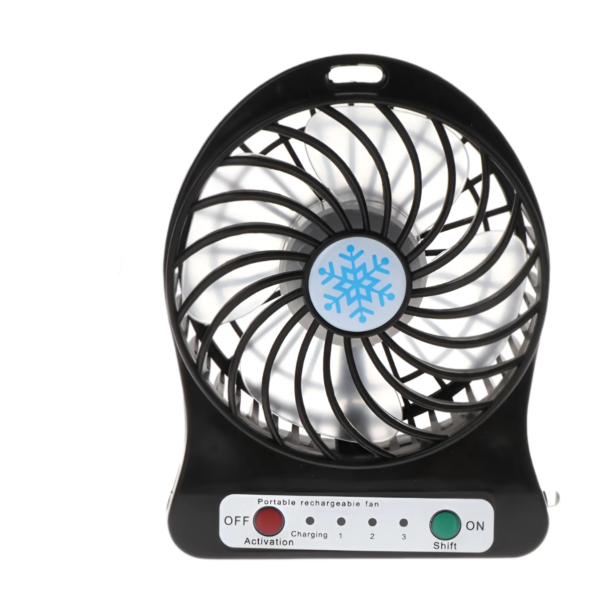 1200mAh Rechargable USB Portable 3 Speed Mini Fan