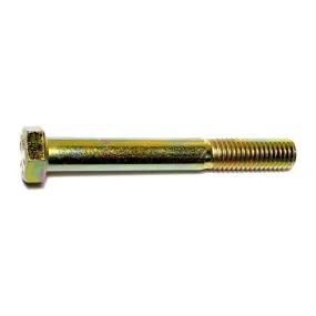 1/2"-13 x 4" Zinc Plated Grade 8 Steel Coarse Thread Hex Cap Screws