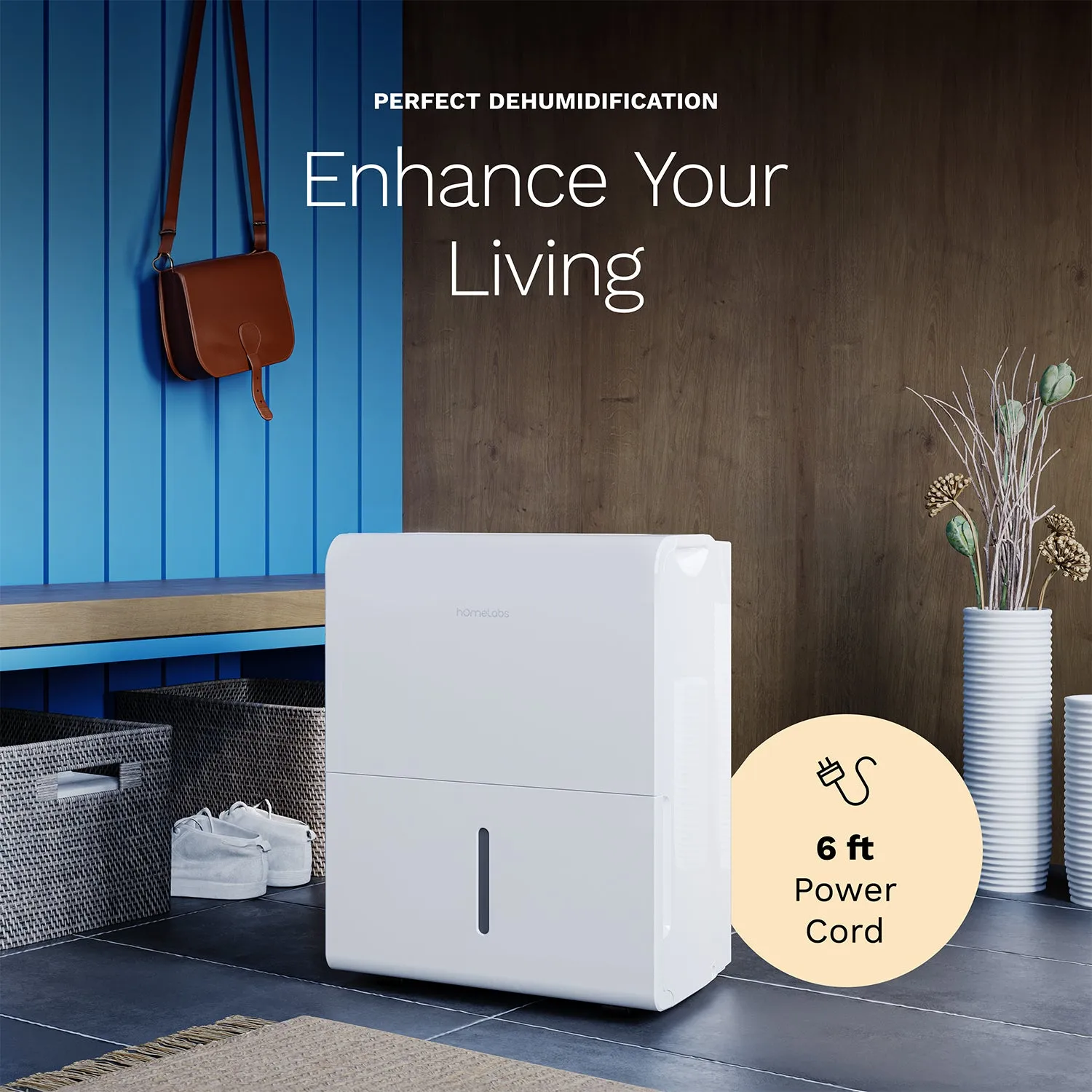 1,500 sq ft - Energy Star Wi-Fi Enabled Dehumidifier - 22 pint