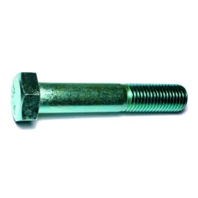 1"-8 x 5-1/2" Green Rinsed Zinc Grade 5 Hex Cap Screws (7 pcs.)