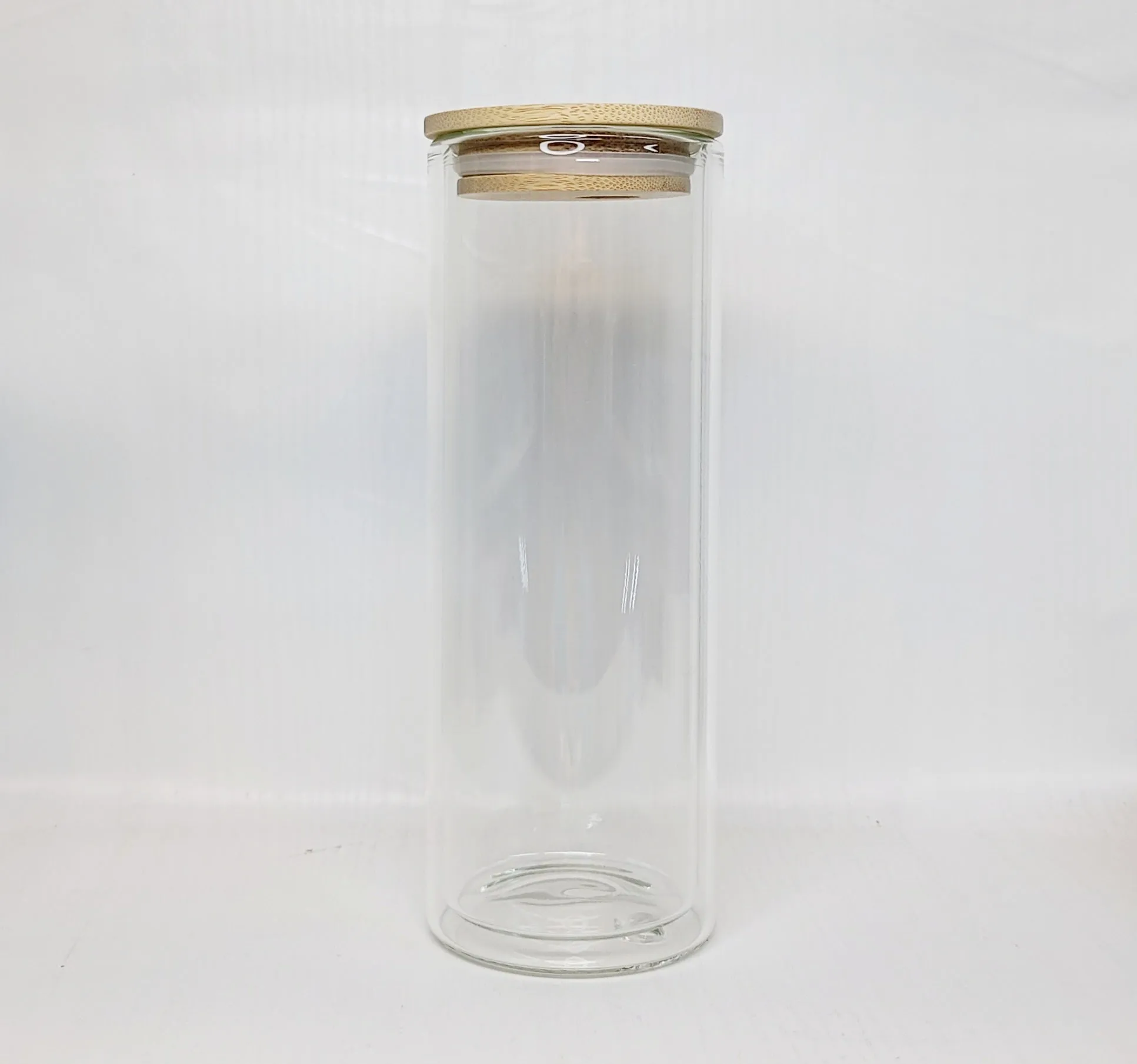 20 oz Glass Snow Globe Tumbler