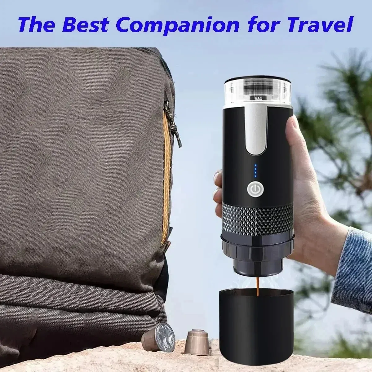 2024 Electric Capsule Coffee Machine – Portable & Versatile