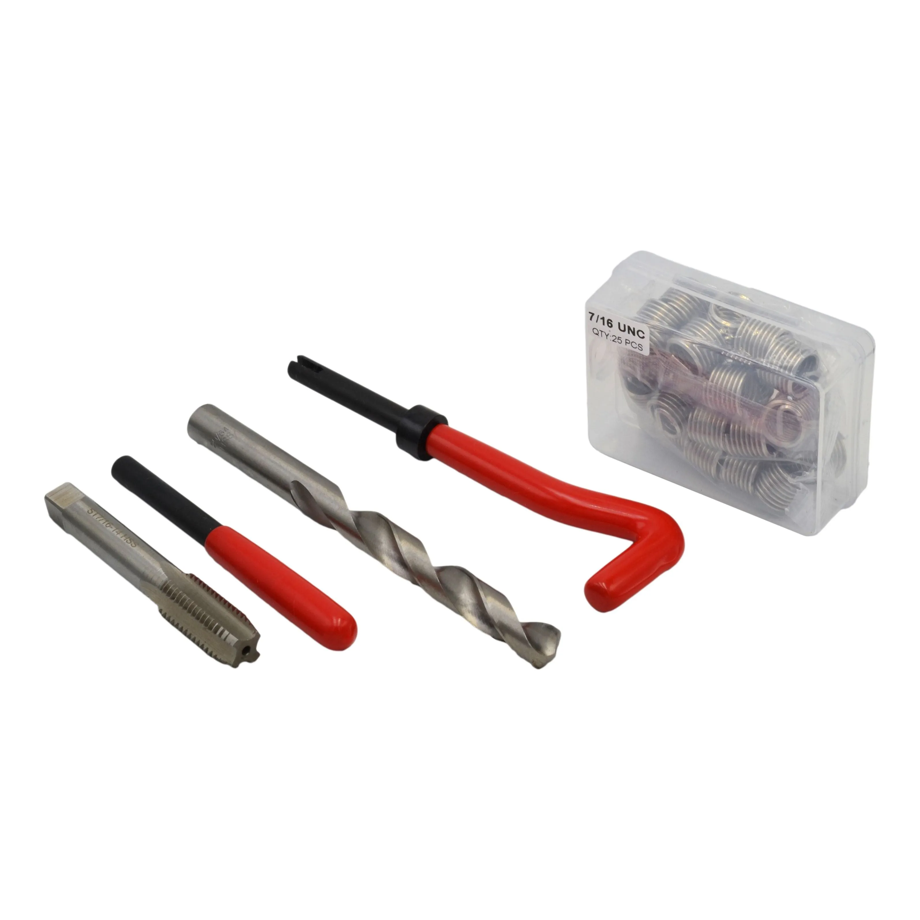 261 Pc Master Imperial & Metric Helicoil Thread Repair Kit