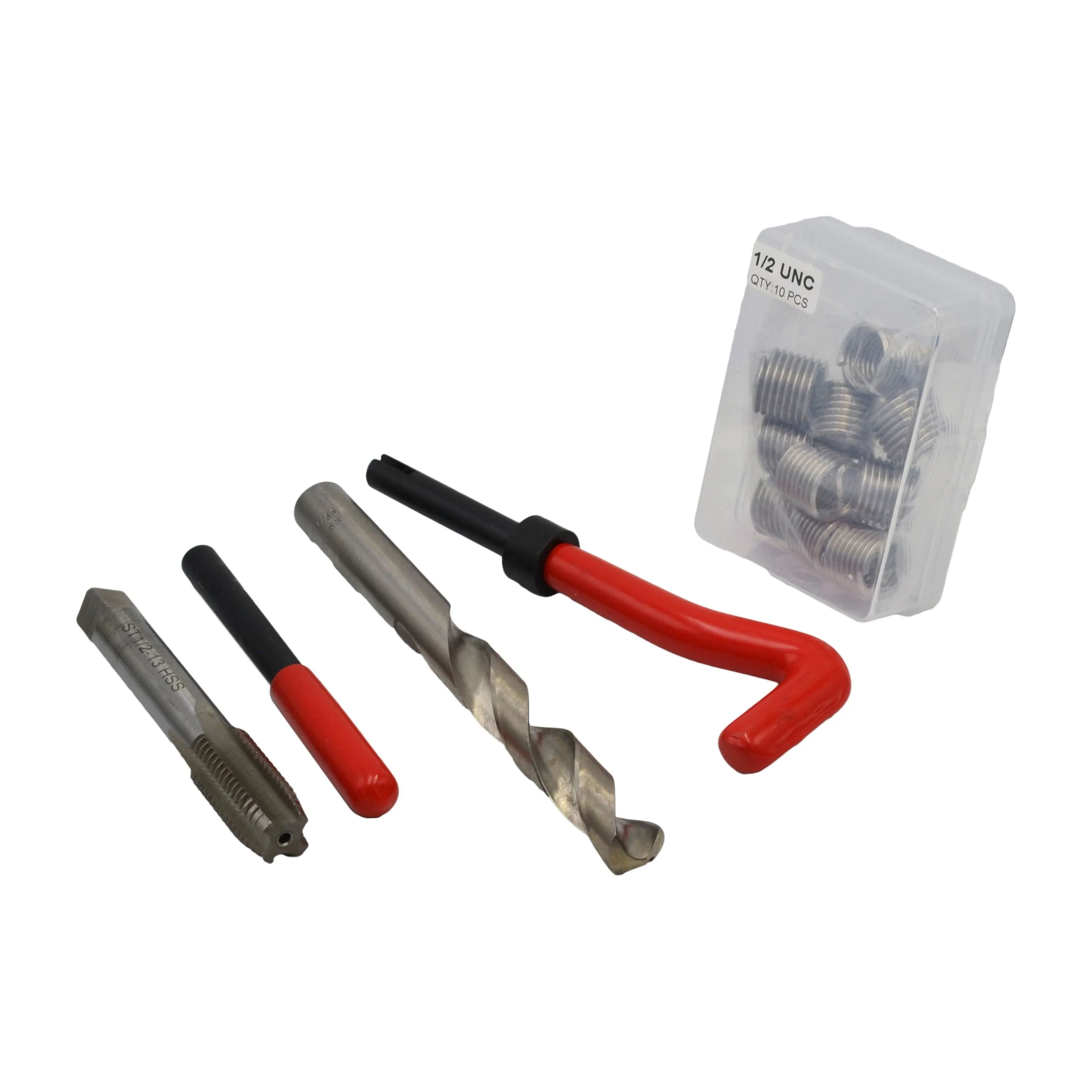 261 Pc Master Imperial & Metric Helicoil Thread Repair Kit