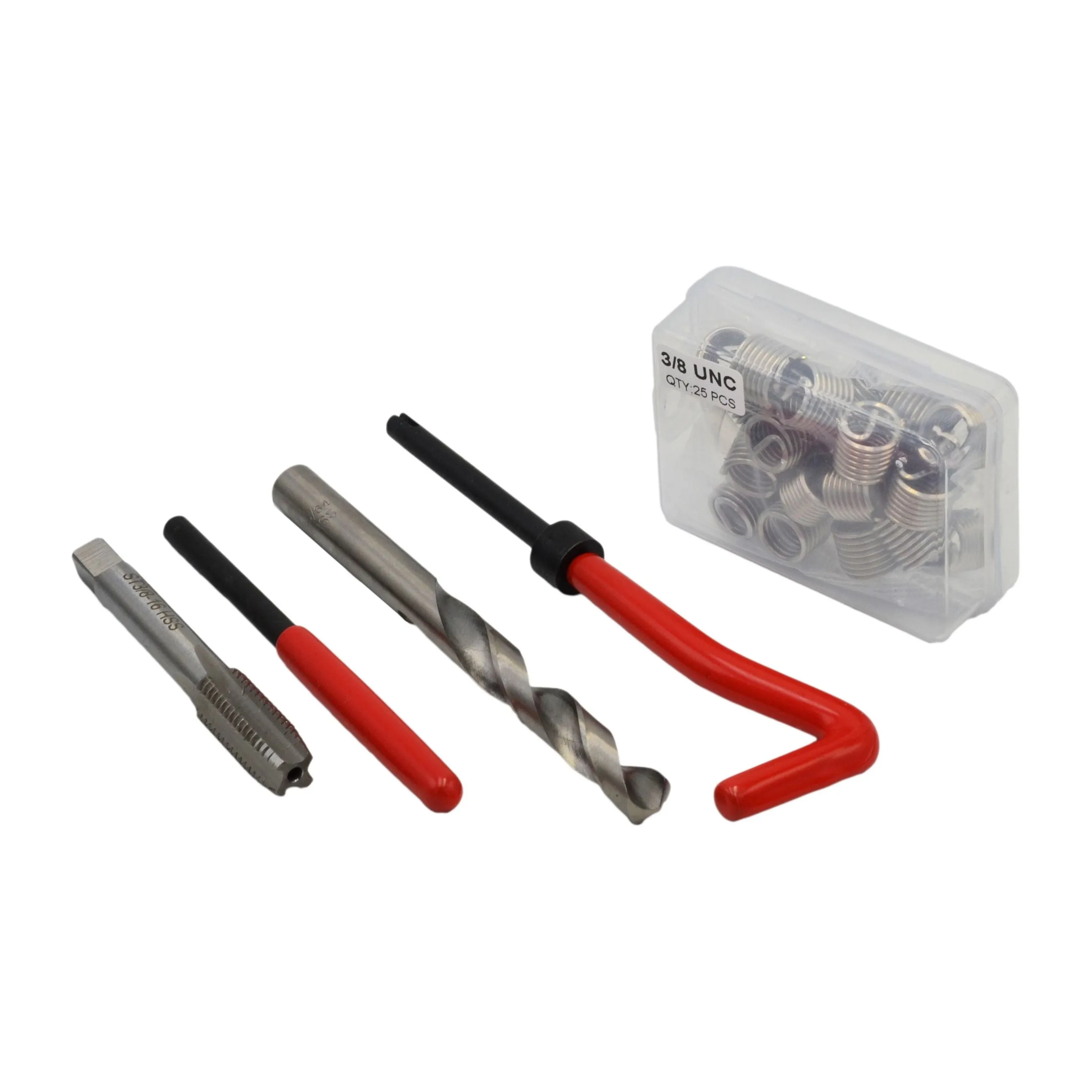 261 Pc Master Imperial & Metric Helicoil Thread Repair Kit