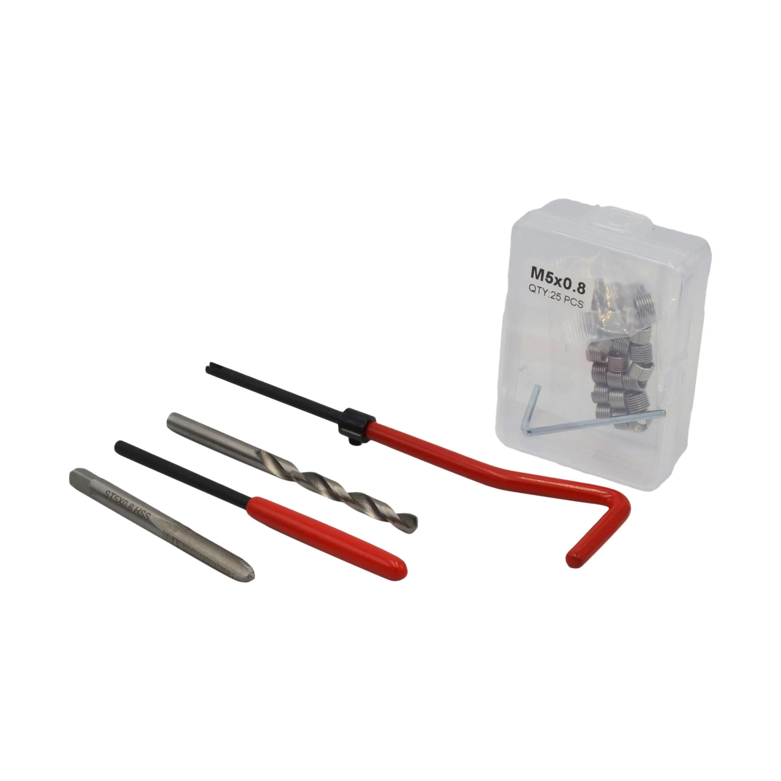 261 Pc Master Imperial & Metric Helicoil Thread Repair Kit