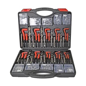 261 Pc Master Imperial & Metric Helicoil Thread Repair Kit