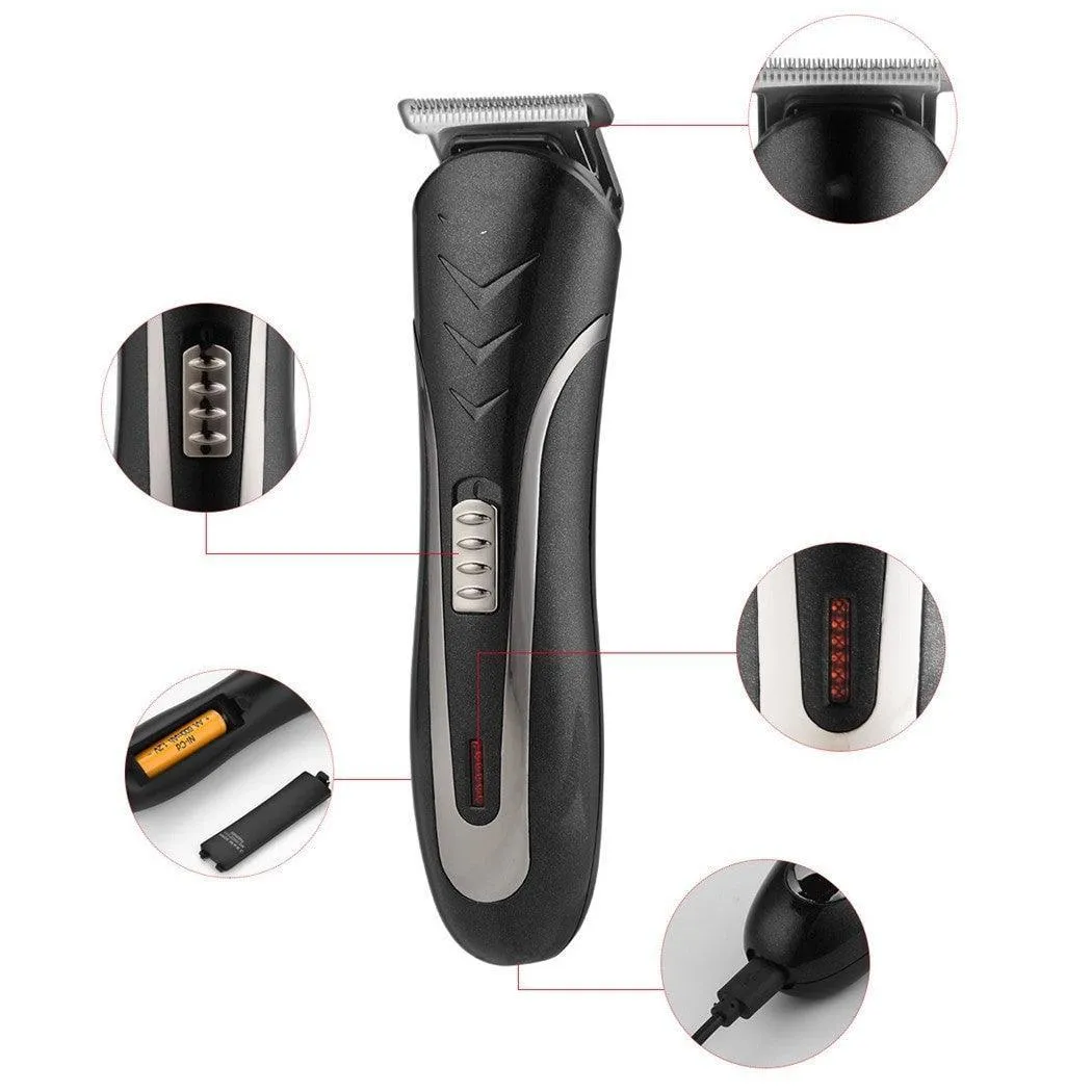 3 In 1 Professional Hair Trimmer Men's Hair Clipper Rechargeable Nose