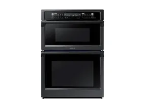 30" Smart Microwave Combination Wall Oven with Steam Cook in Black Stainless Steel - (NQ70M6650DG)