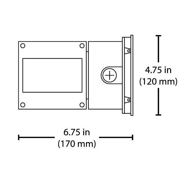 36W LED Outdoor Wall Mount Cylinder with Up/Down Fan Distribution, 3000K, Bronze