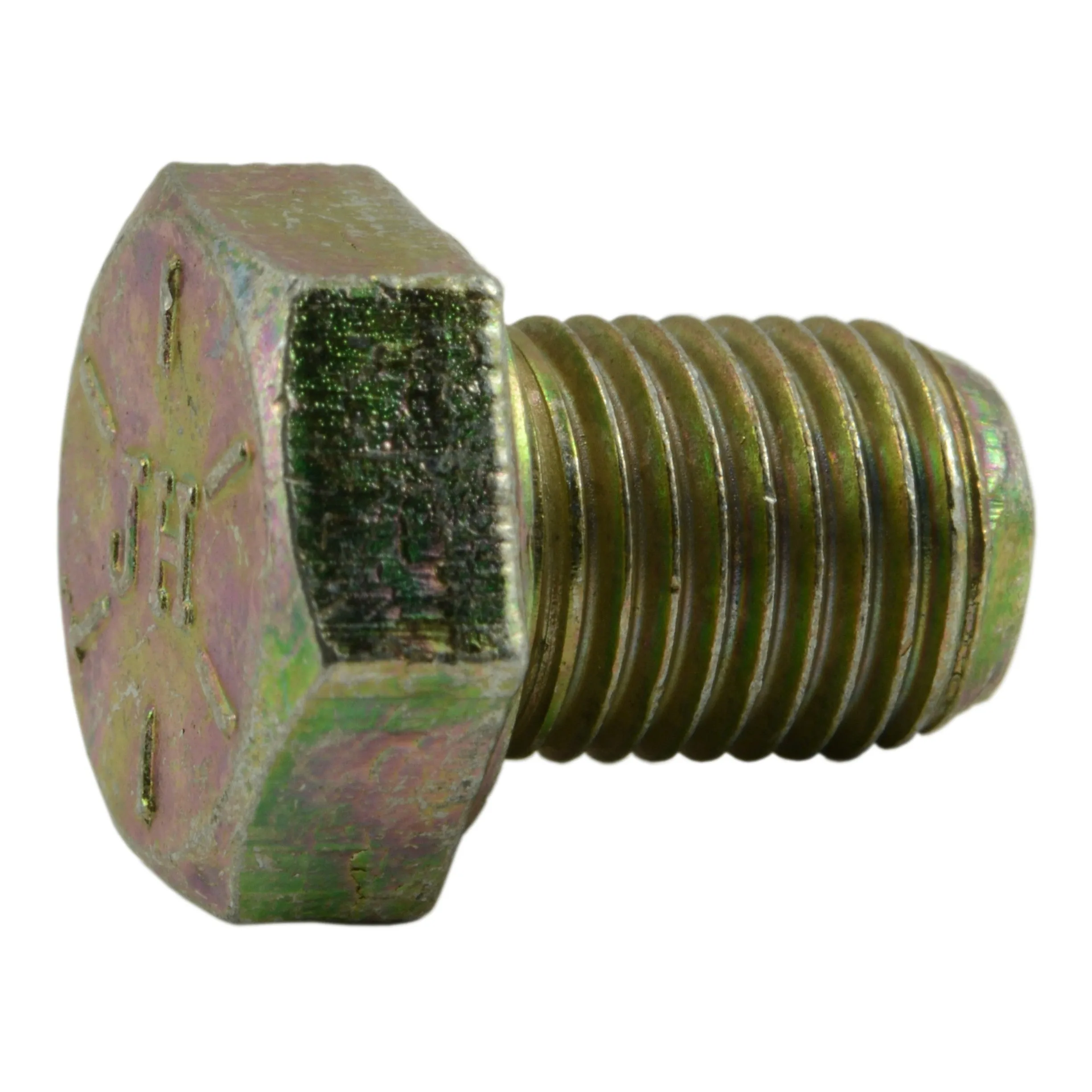 3/8"-24 x 1/2" Zinc Plated Grade 8 Hex Cap Screws (50 pcs)