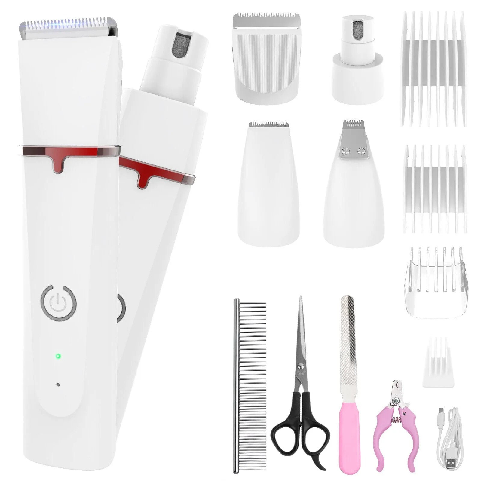 4 in 1 Pet Hair Grooming Clipper Kit