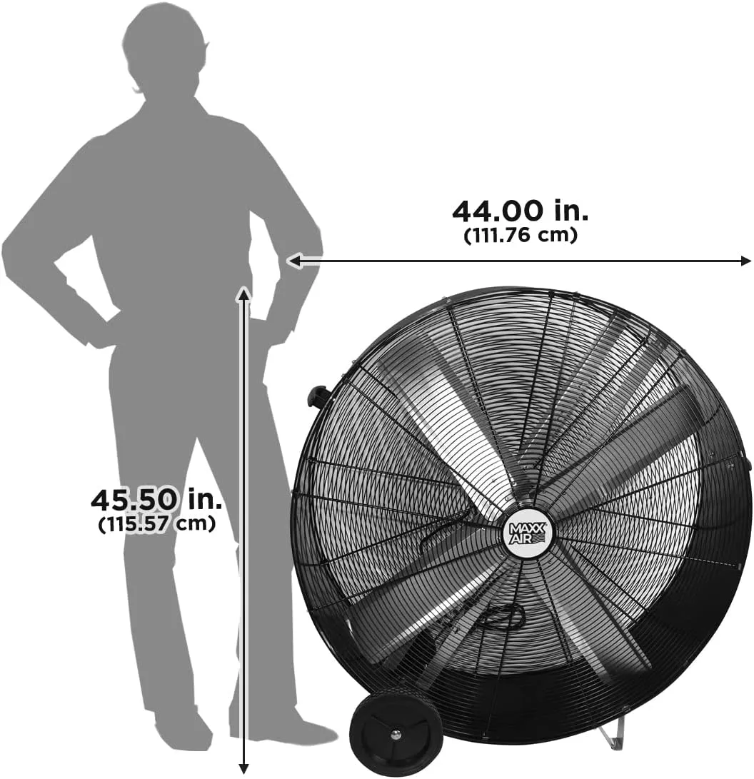 42" High Velocity Industrial Belt Drive Barrel Fan - (Rental)