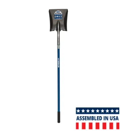 49452 Seymour Square Shovel, 46" Fiberglass Handle