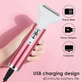 5 in 1 Electric Hair Remover Rechargeable Lady Shaver Nose Hair