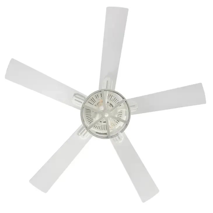 52"W Easton White 5-Blade LED Ceiling Fan