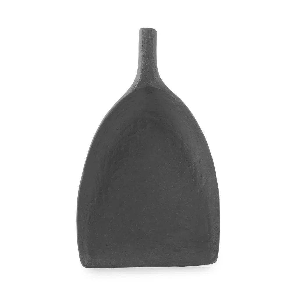 (656297) YLI COLLECTION SHOVEL PLATE, MATT SLATE STYLE, DIM: 18.5X14.5X2.5 CM