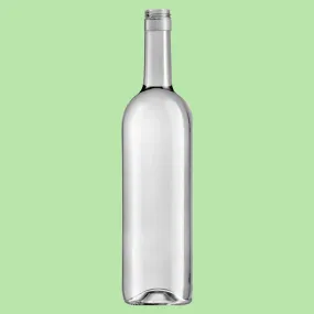 750ml CLEAR Bordeaux Screw Cap Bottle