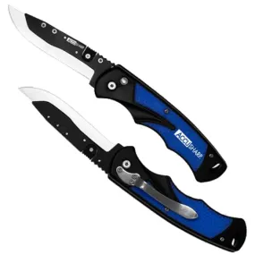 AccuSharp | Replaceable Blade Razor Knife 3.5" Folding Blade | Royal Blue