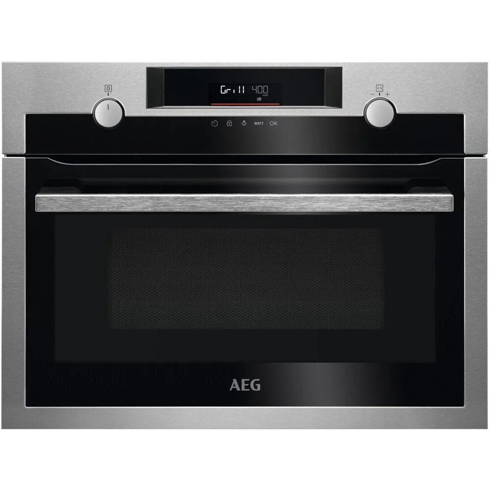 AEG KME525860M 42 Liters Built In Microwave with Grill - Stainless Steel