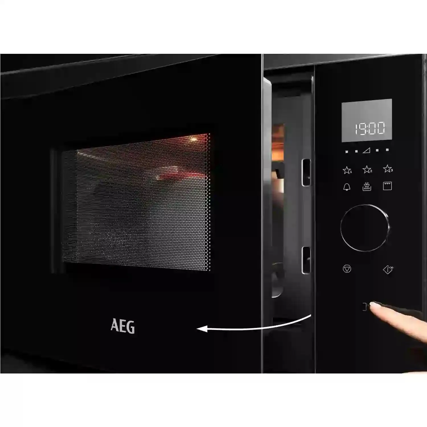 AEG MBE2658SEB Built In Microwave - Black