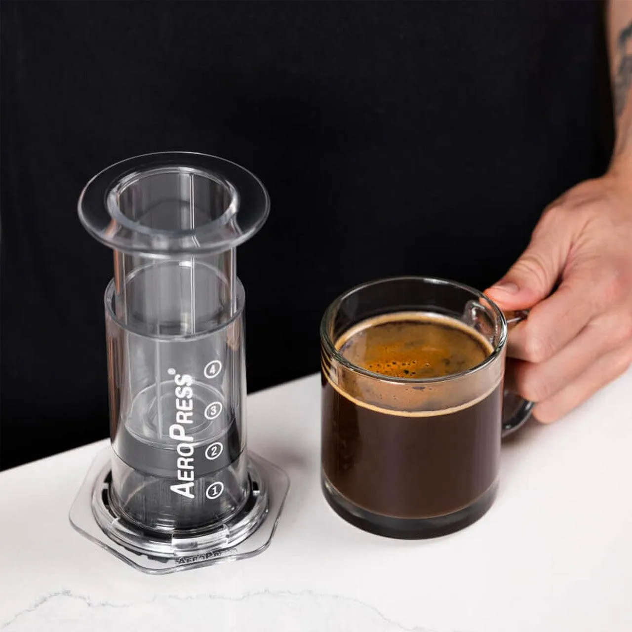 AeroPress Coffee Maker - Clear