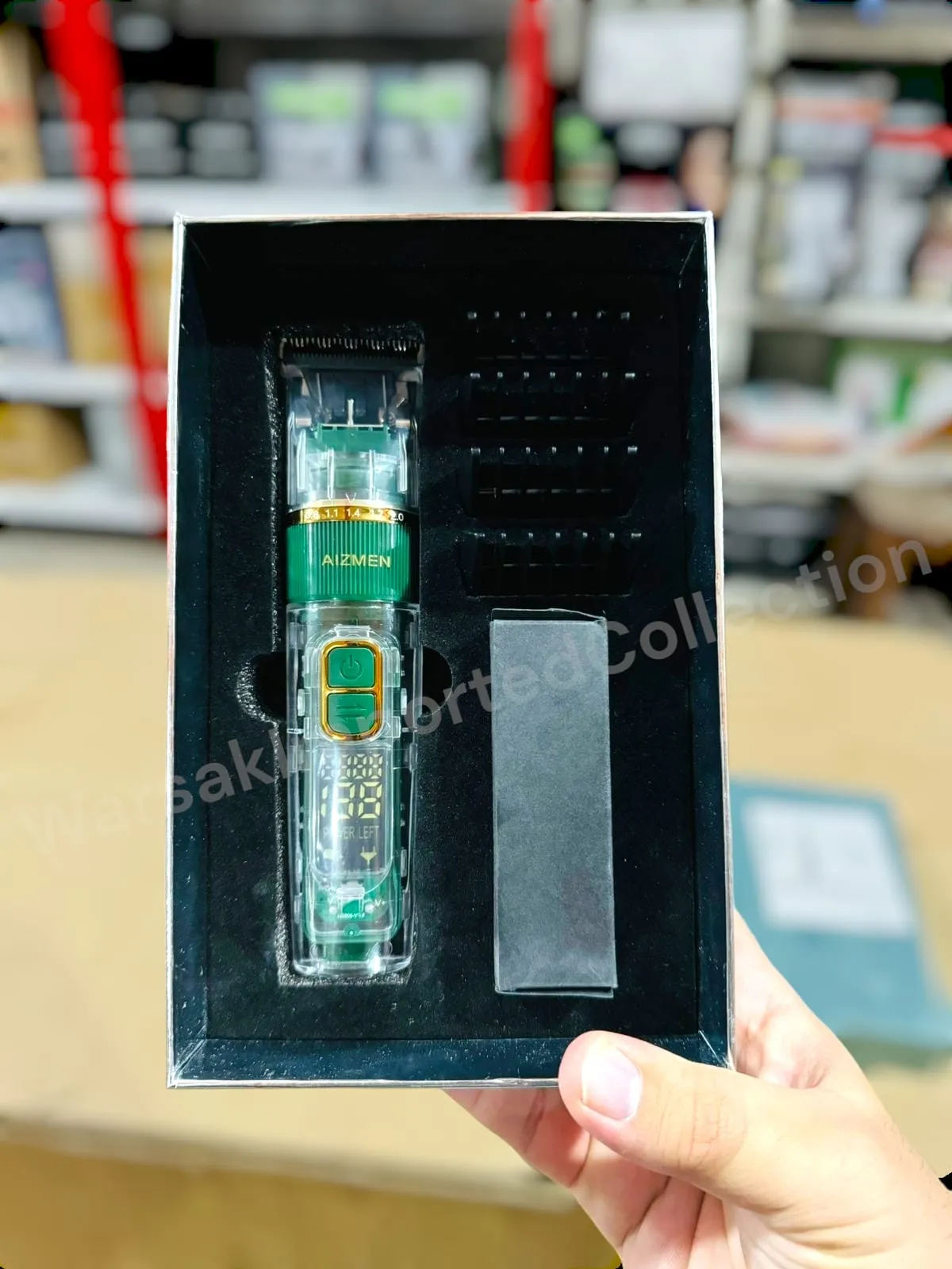 AIZMEN Transparent Hair Trimmer