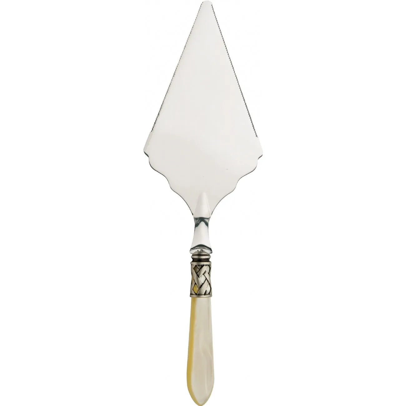 ALADDIN OLD SILVER-PLATED RING PIZZA & PIE SHOVEL