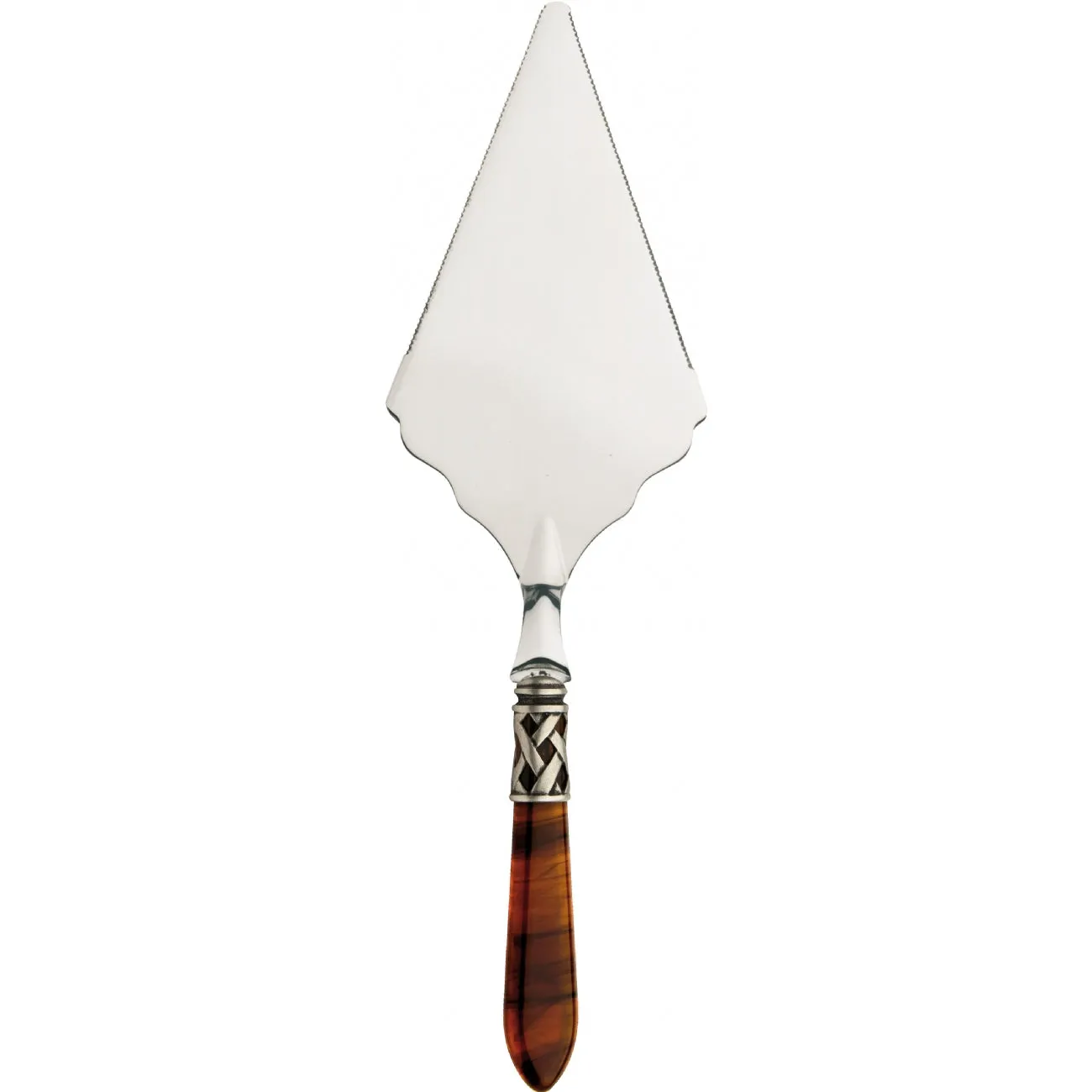 ALADDIN OLD SILVER-PLATED RING PIZZA & PIE SHOVEL