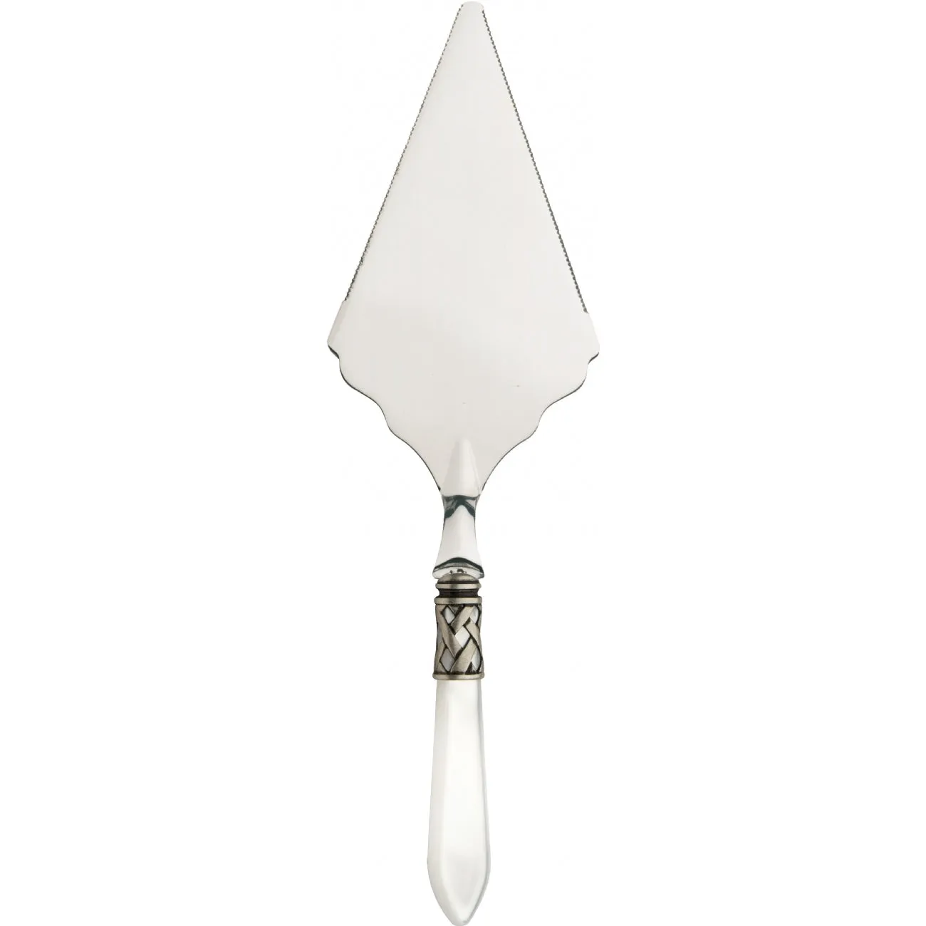 ALADDIN OLD SILVER-PLATED RING PIZZA & PIE SHOVEL