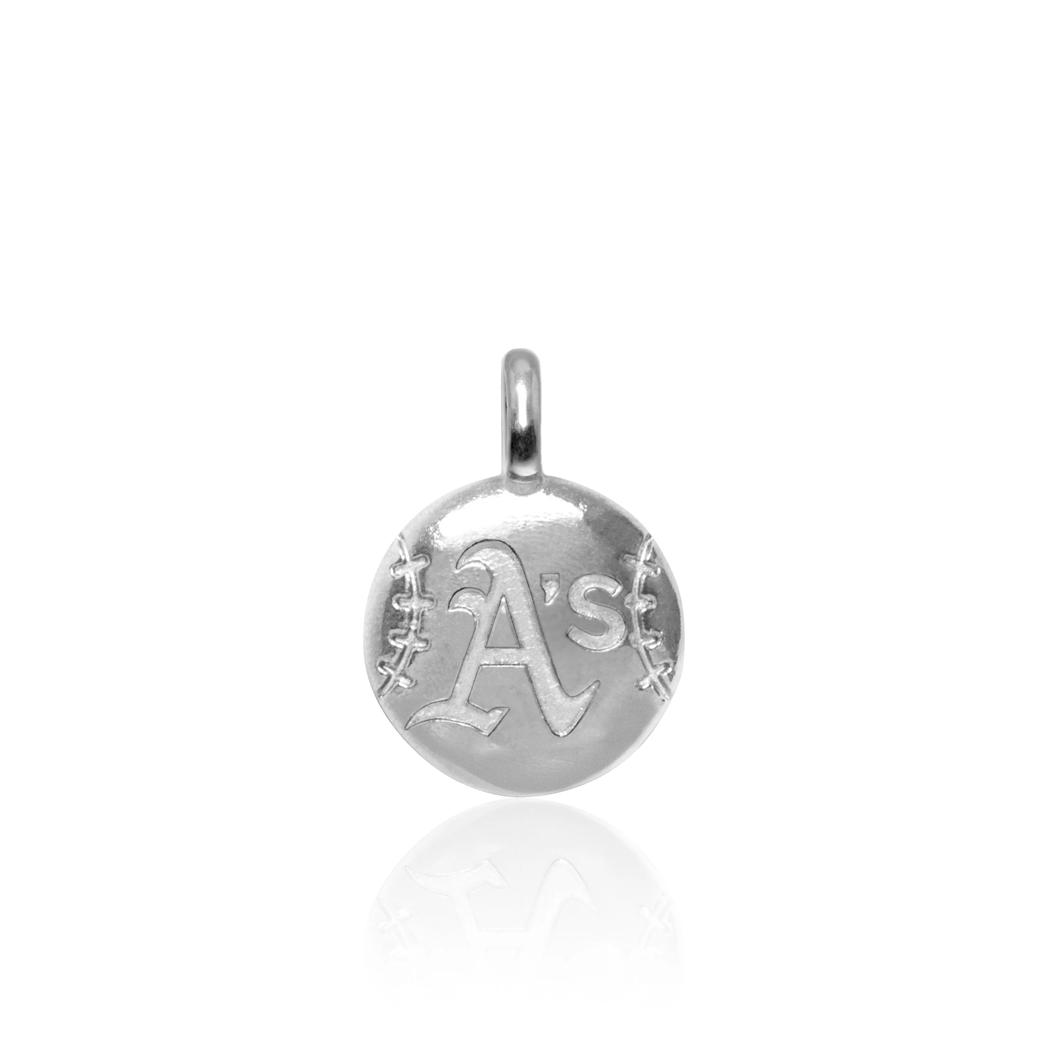 Alex Woo MLB Oakland Athletics Baseball Disc Charm