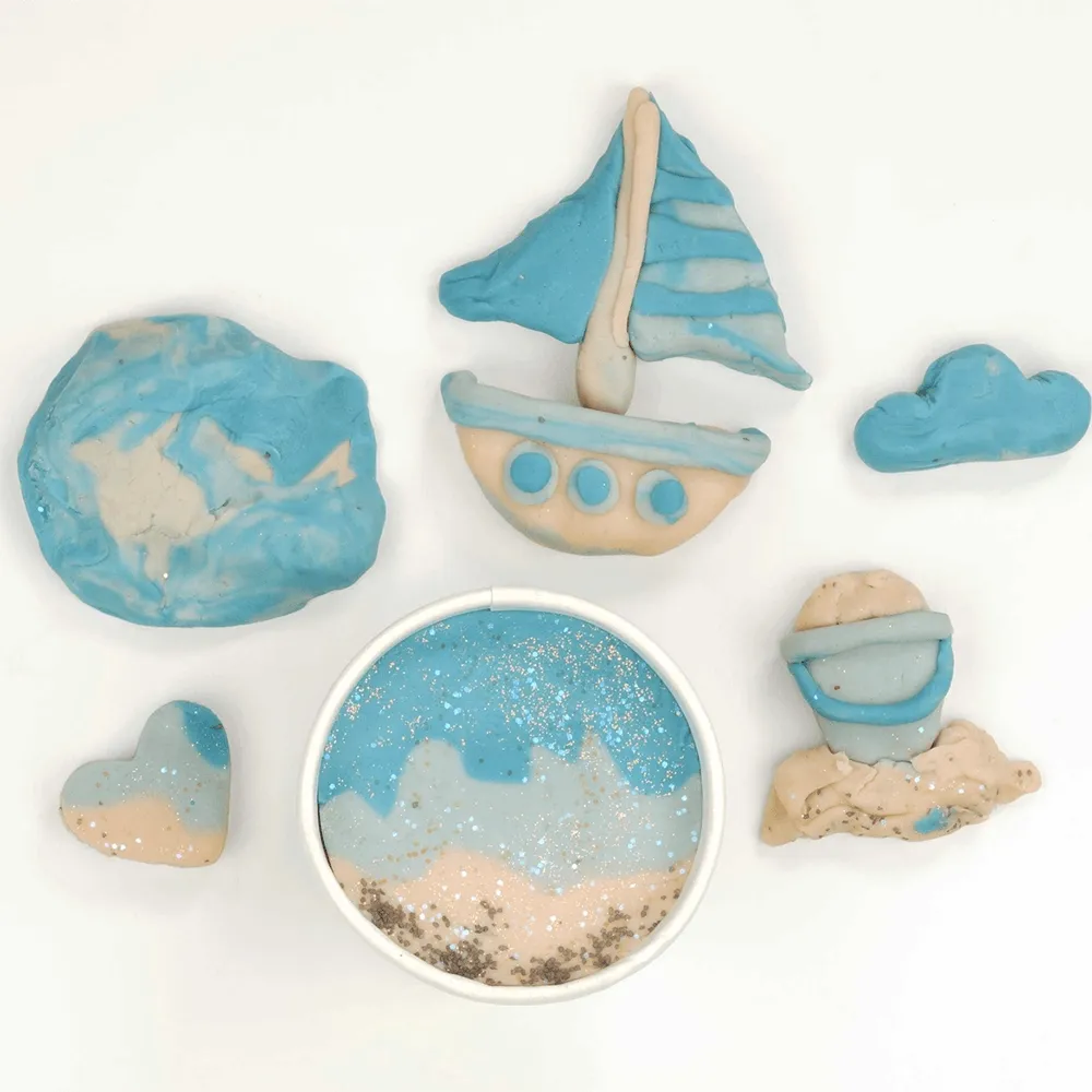 All-Natural Play Dough - Sand and Sails