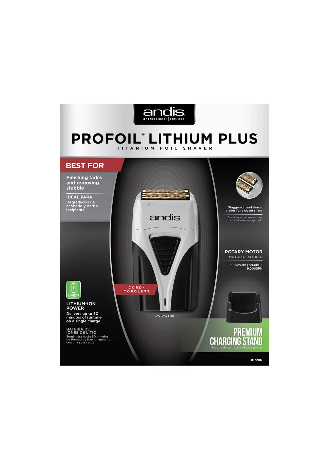 Andis Profoil Lithium Plus Shaver