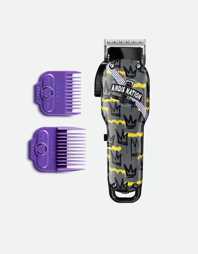 Andis - Single Magnetic Comb Set, Dual Pack 0.5 & 1.5