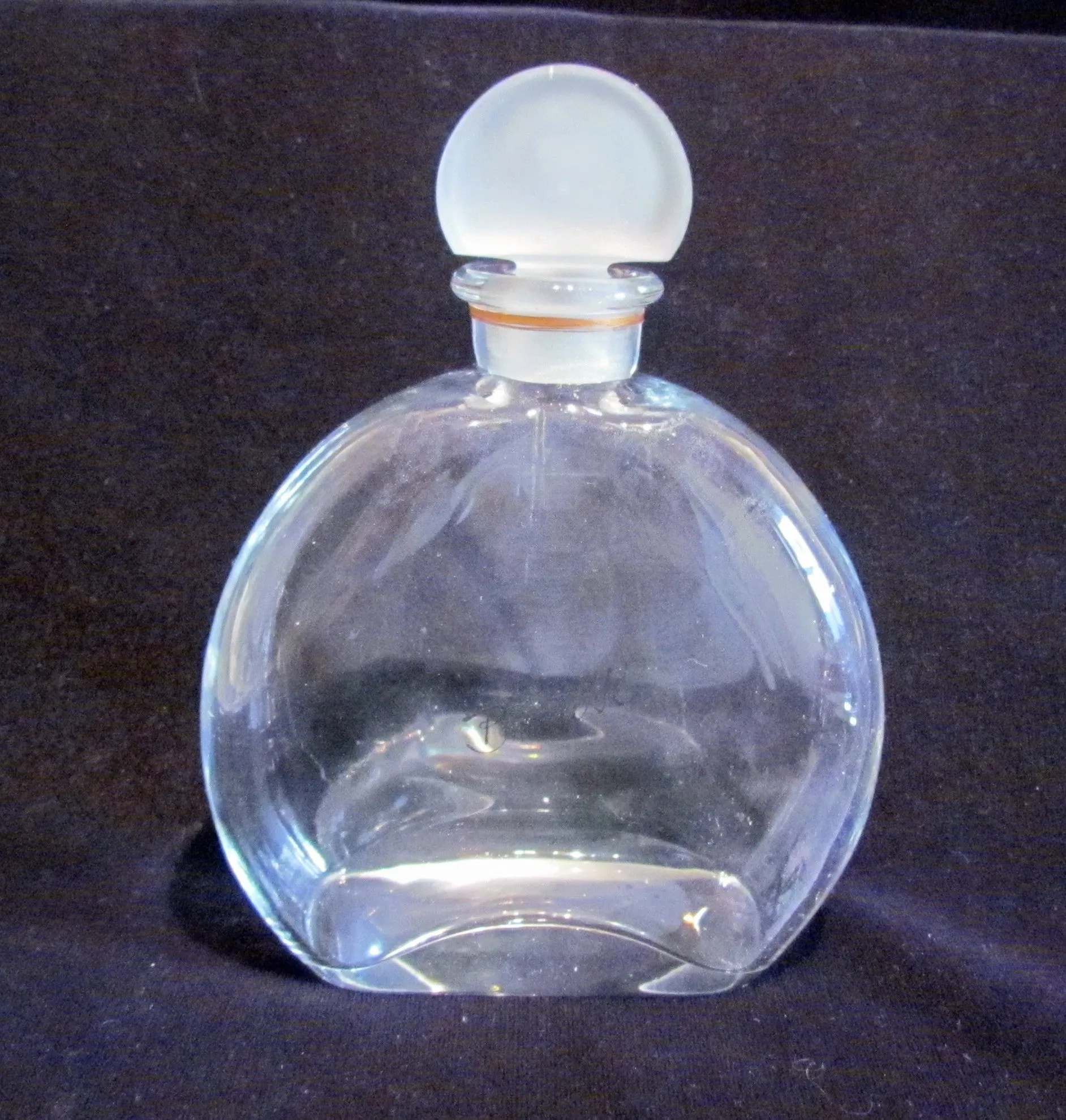 Antique Perfume Bottle Armand Beau K 1900's Hand Blown Glass Extremely Rare