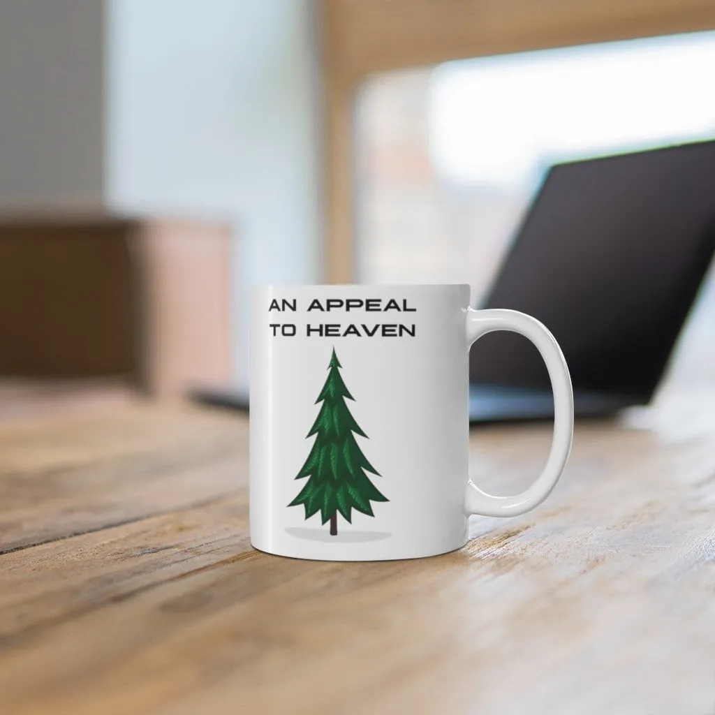 Appeal to Heaven Travel Cup - FLAWED - Smooth Printed Design on Both Sides Mug 11oz