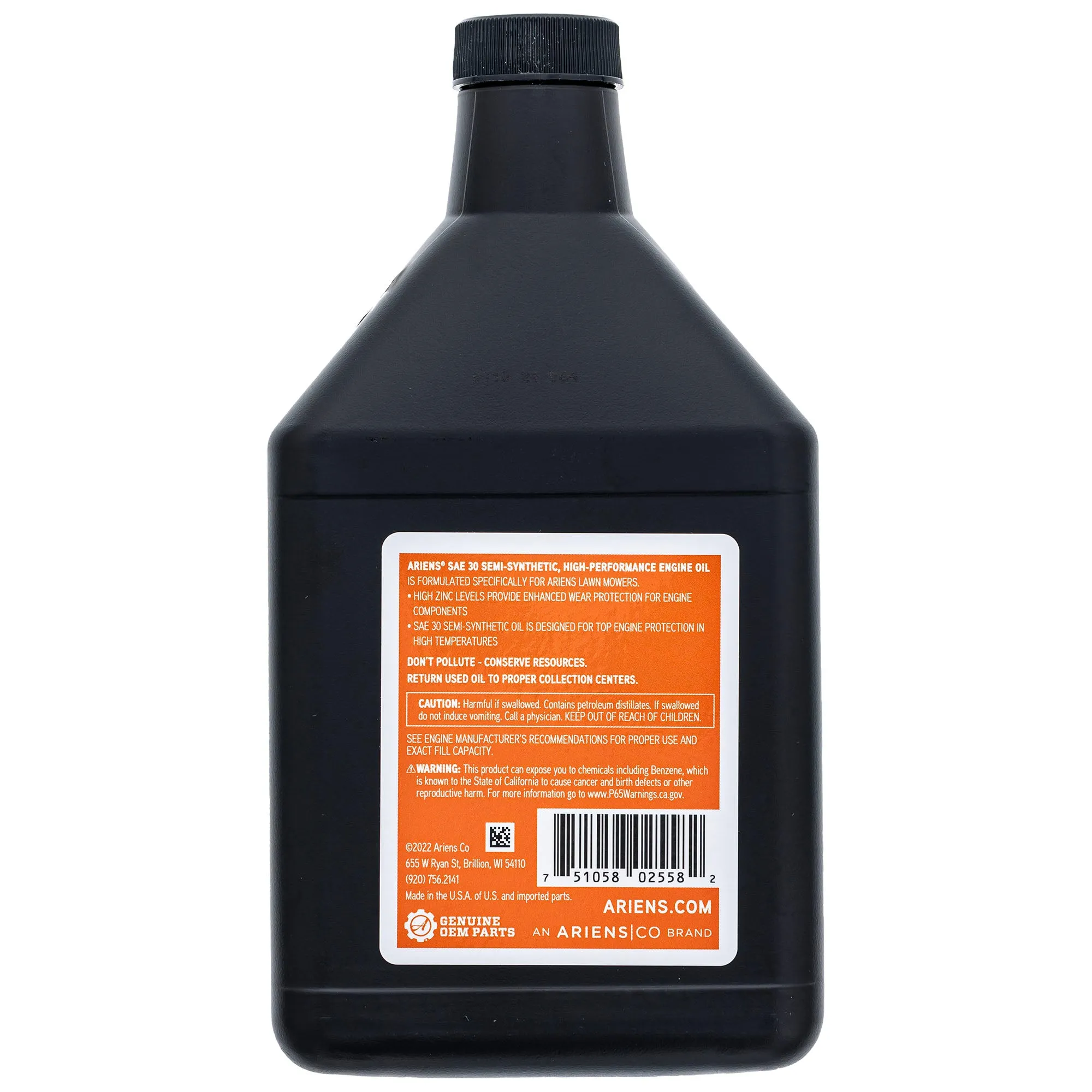 Ariens 04642700 Gravely 4-Cycle SAE 30 Engine Oil 20 oz Bottle OEM