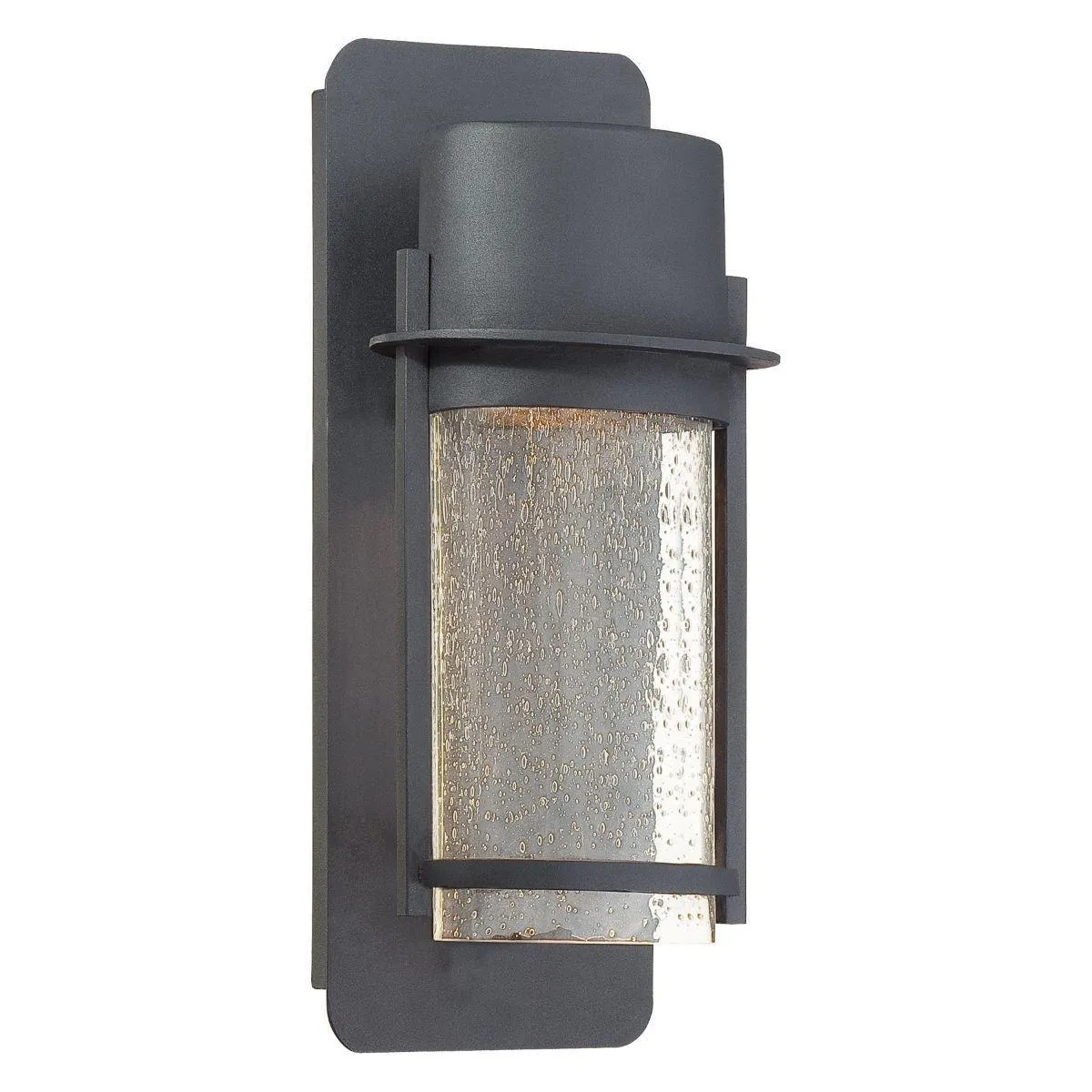 Artisan Lane 13 in. Outdoor Wall Lantern Black Finish