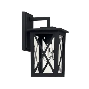 Avondale Coastal Outdoor Wall Lantern - 13.5" - Black