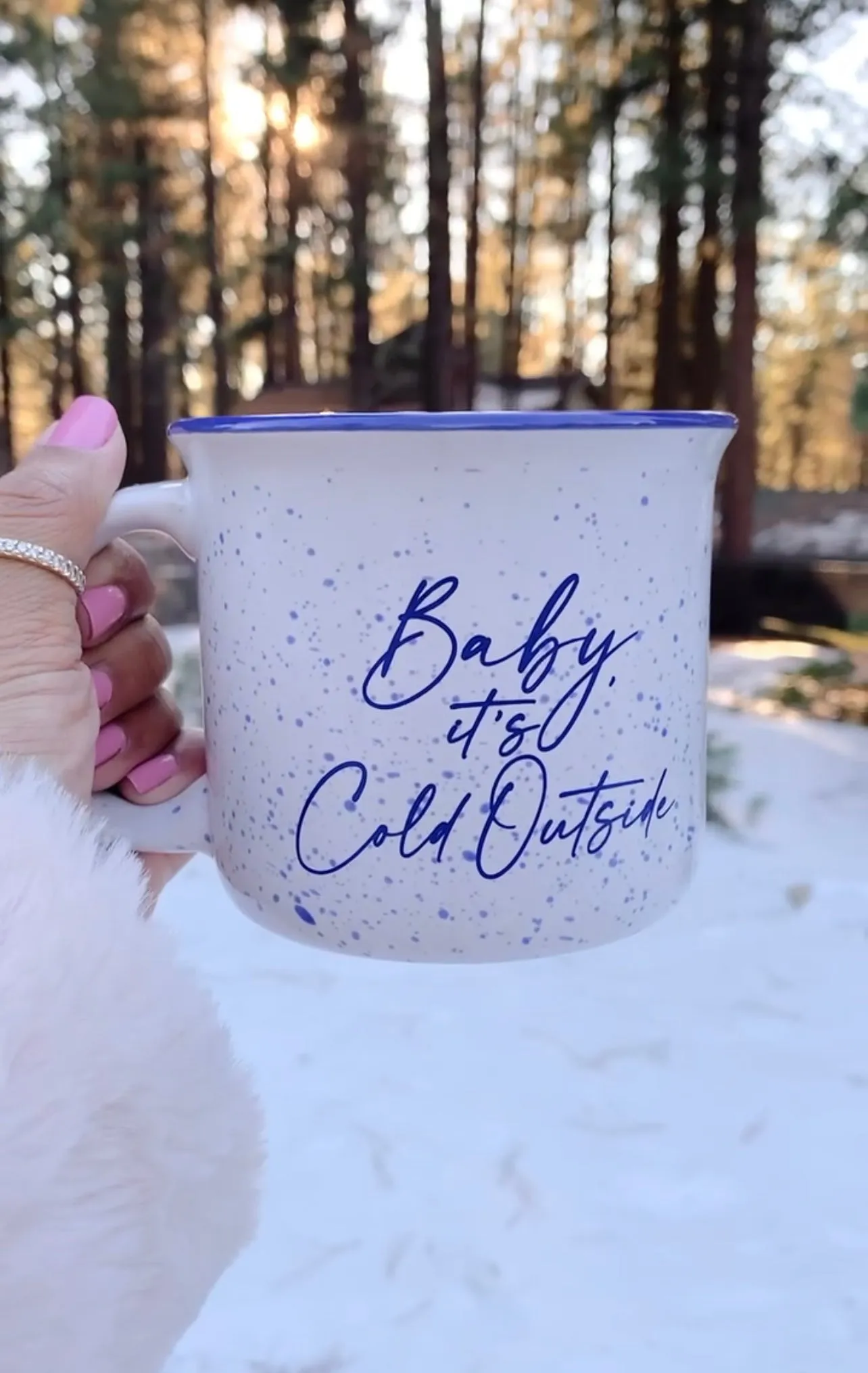 Baby, It's Cold Outside Campfire Mug