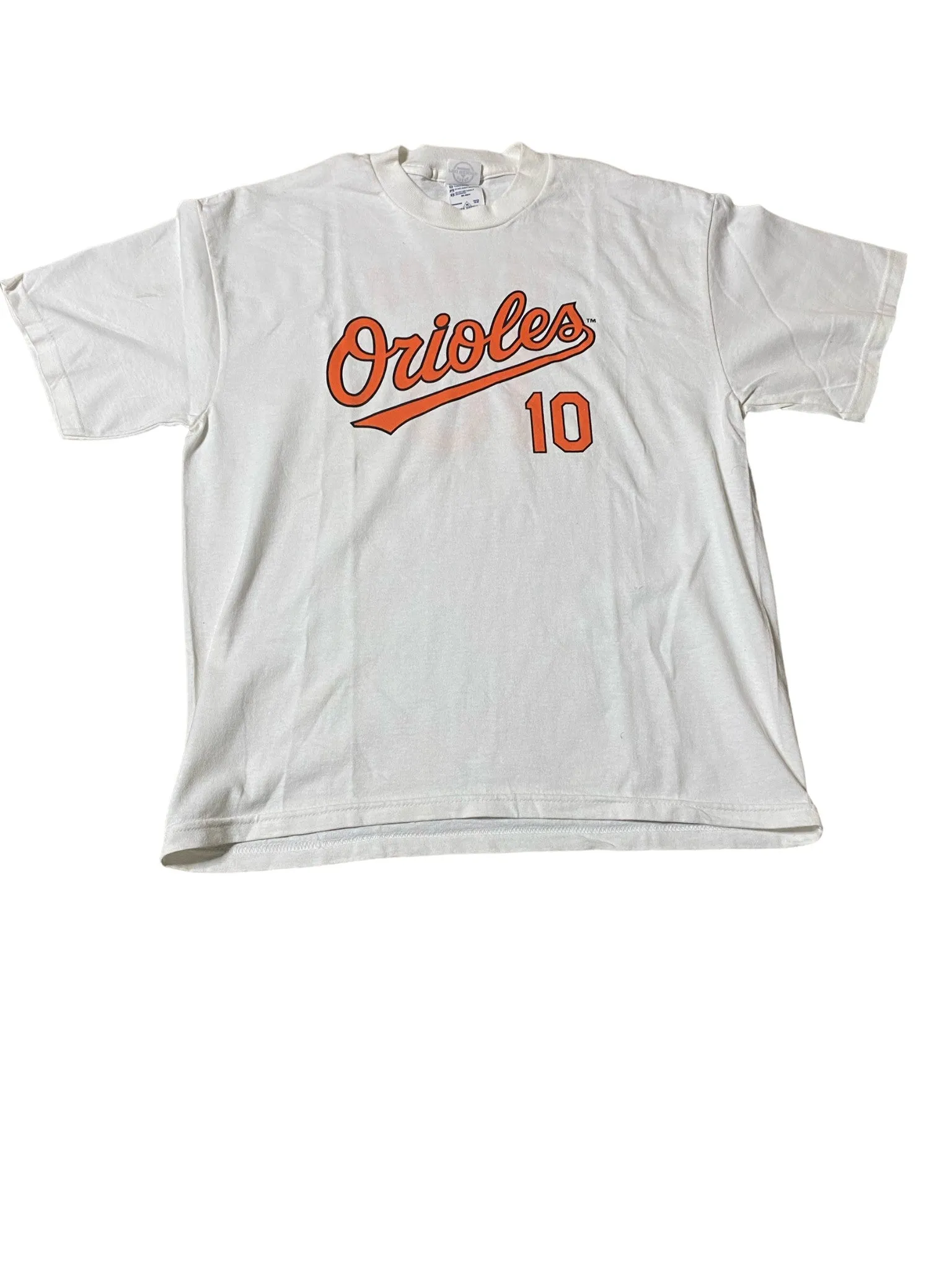 Baltimore Orioles MLB  Youth #10 Tejada T-Shirt Jersey White (Size: XL 18 - 20)