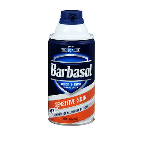 Barbasol Thick & Rich Shaving Cream Sensitive Skin 7 Oz By Barbasol