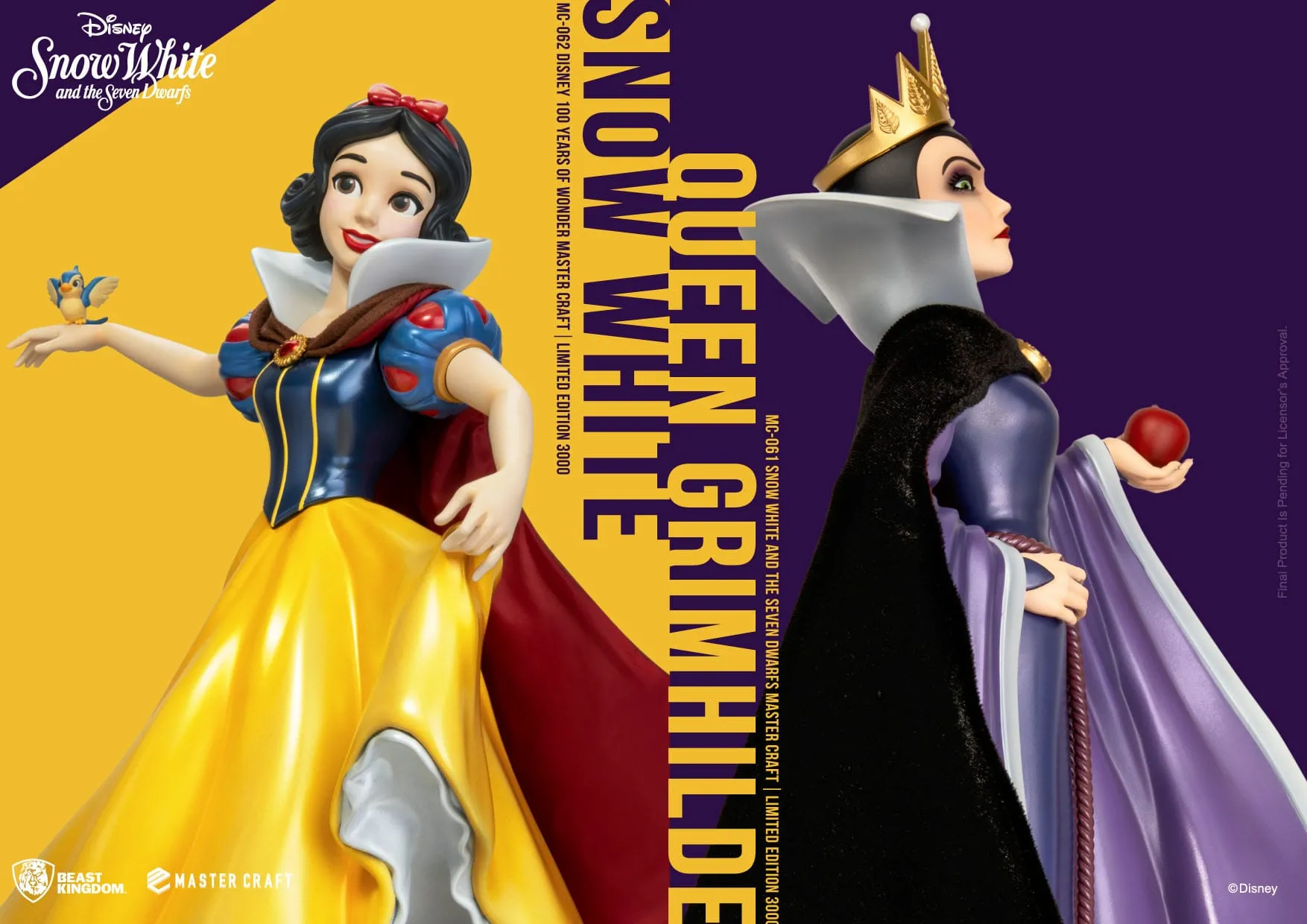 Beast Kingdom Disney Snow White and the Seven Dwarfs Queen Grimhilde Master Craft Statue