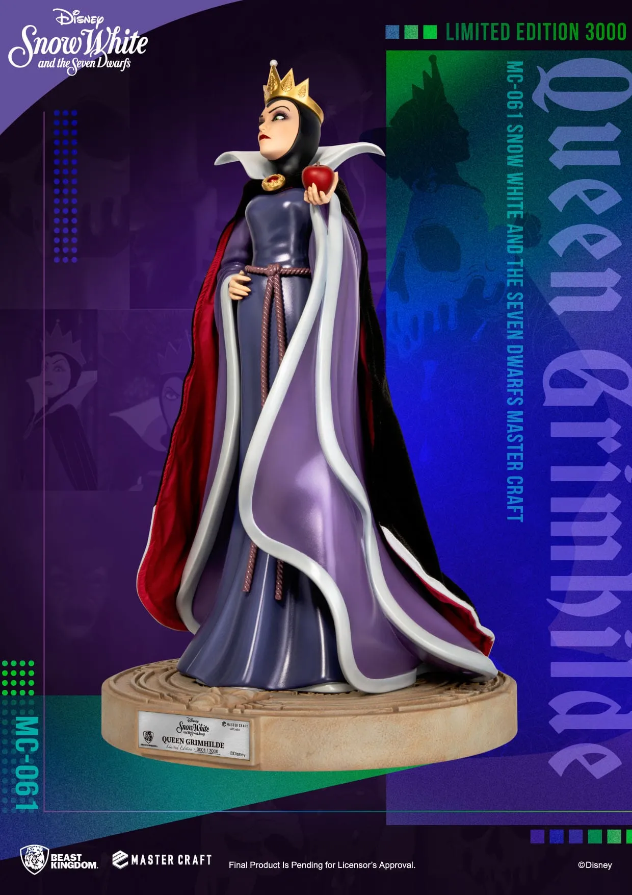 Beast Kingdom Disney Snow White and the Seven Dwarfs Queen Grimhilde Master Craft Statue