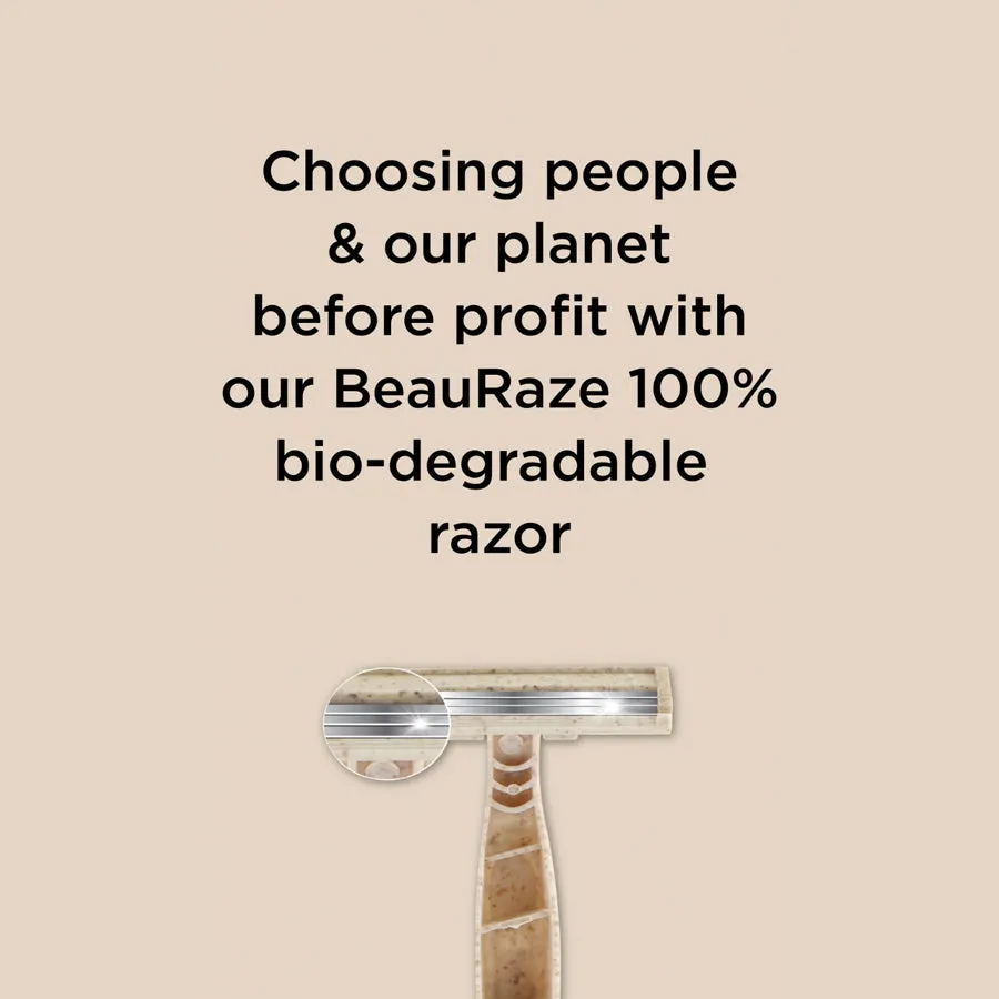 BeauRaze Biodegradable Razor