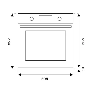 Bertazzoni F6011MODELX 60cm Built-in Oven