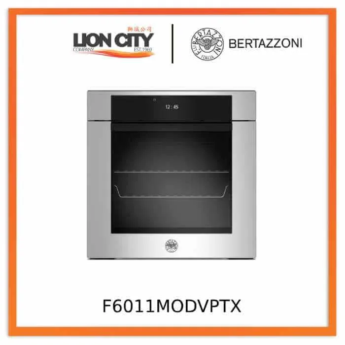 Bertazzoni F6011MODVPTX 60cm Electric Pyro Built-in oven TFT display, total steam