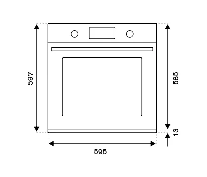 Bertazzoni F605MODEKXS 60cm Built-in Oven