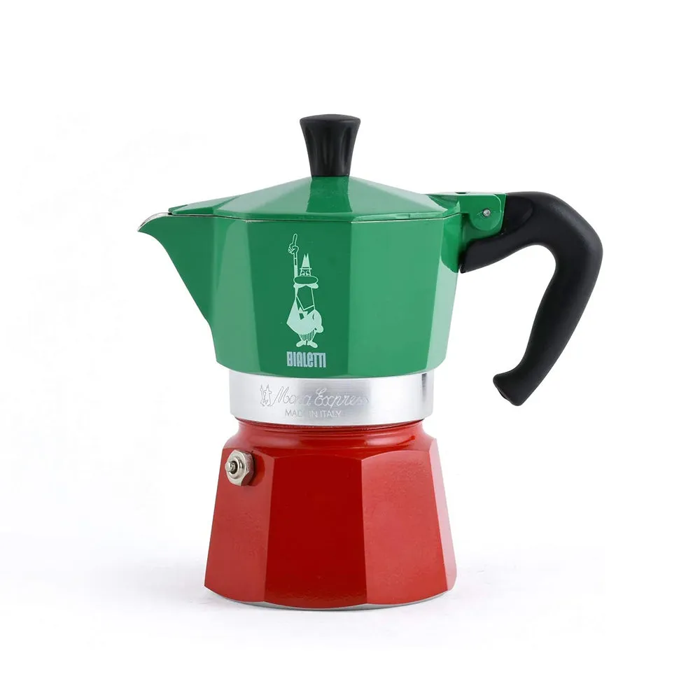 Bialetti Moka Express Italia Stovetop Espresso Maker, 3 Cup