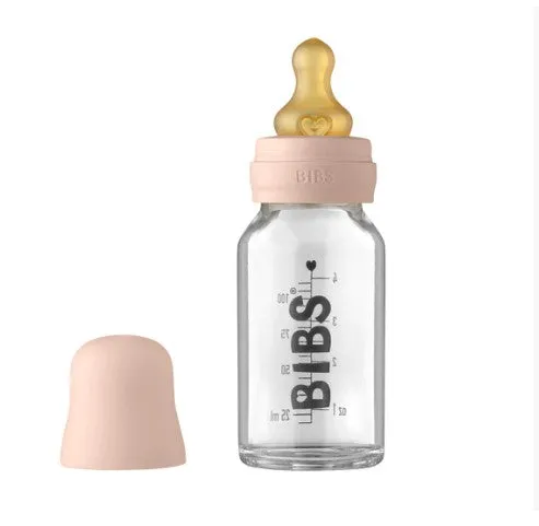 Bibs Glass Baby Bottle Set - 110ml (var colours)